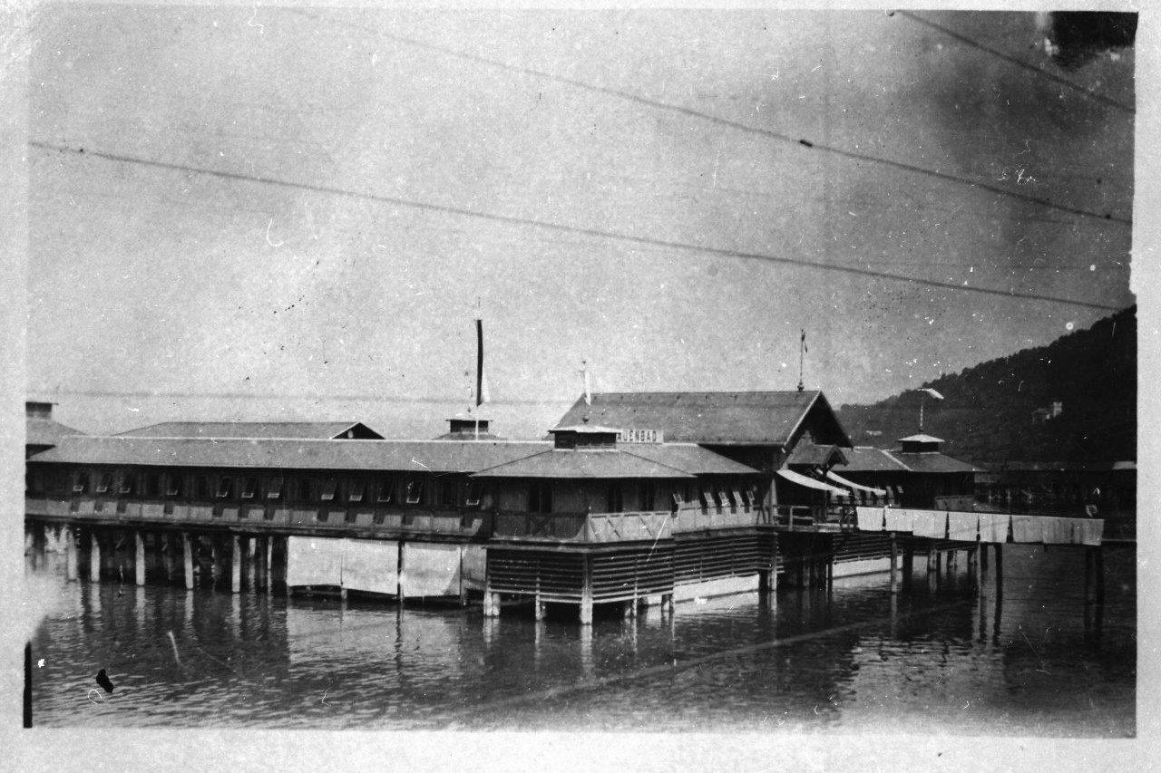 Städtische Badeanstalt, um 1900, Foto: Stadtarchiv Bregenz
