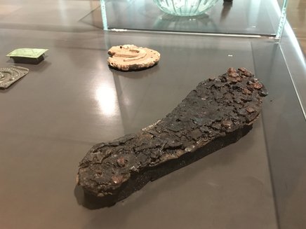 Genagelte Schuhsohle, 1. Jh. n. Chr. (eh. Ausstellung "Stadt-Land-Fluss")