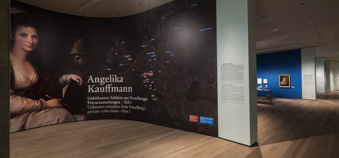 Ausstellungsansicht Angelika Kauffmann 2019,Foto: Markus Tretter
