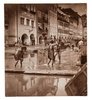 Feldkirch, Aufräumung (nach dem Hochwasser) in der Marktgasse, Josef Niggl, 25.6.1910