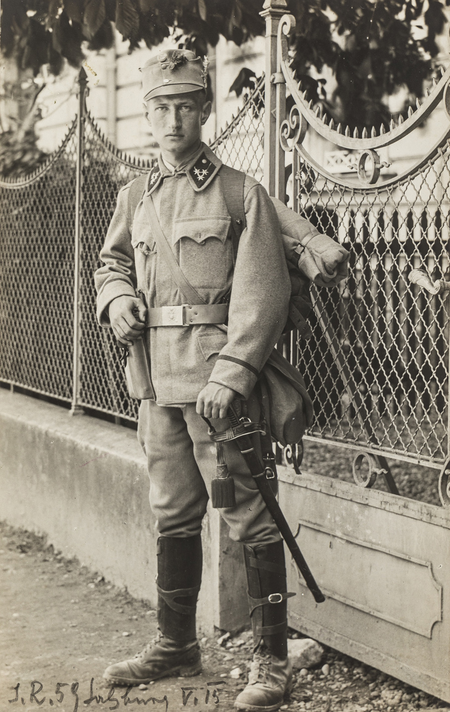 Soldat, Rudolf Wacker, 1915, Franz-Michael-Felder-Archiv, Foto: Markus Tretter