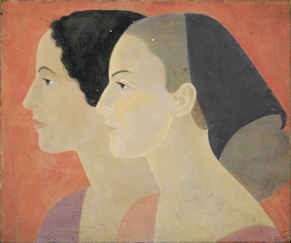 Doppelporträt, um 1930, Fritz Krcal (1888 – 1983), vorarlberg museum